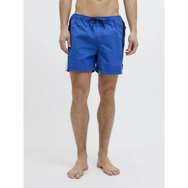 Jack & Jones Heren zwemshort jpstmaui blocked zip blauw 12273030-Turkish Sea large