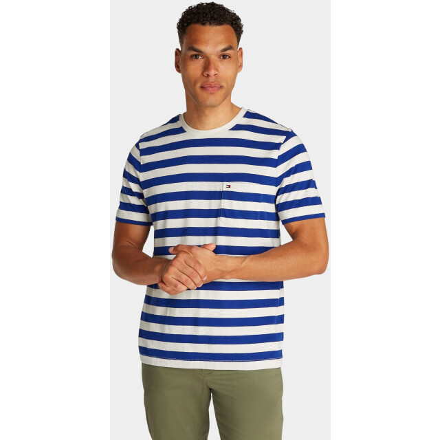 Tommy Hilfiger T-shirt korte mouw essential solid pocket tee mw0mw37283/0fb 184935 large