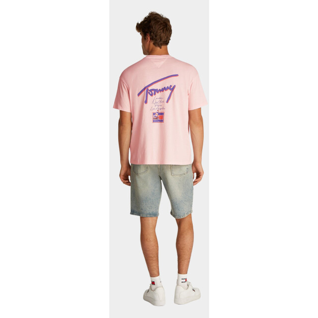 Tommy Hilfiger T-shirt korte mouw tjm rlx faded graphic tee ext dm0dm20768/th3 187913 large