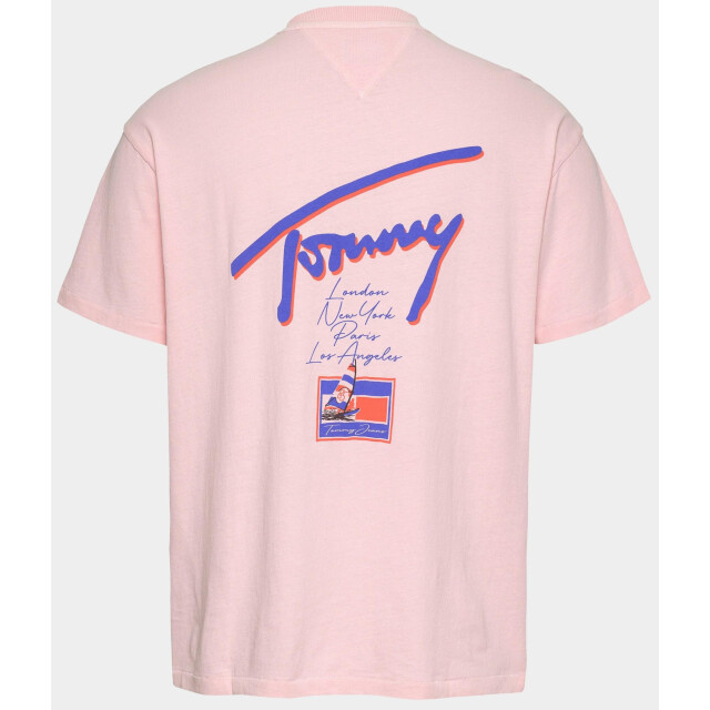 Tommy Hilfiger T-shirt korte mouw tjm rlx faded graphic tee ext dm0dm20768/th3 187913 large