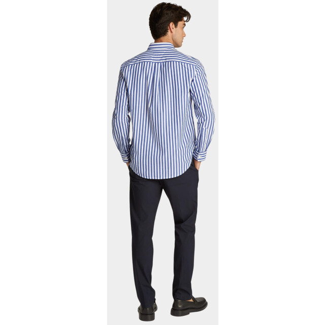 Tommy Hilfiger Casual hemd lange mouw flex poplin bold stripe rf mw0mw39159/0a5 184913 large