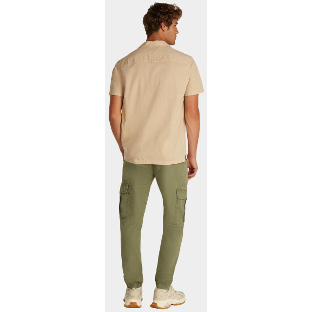 Tommy Hilfiger Casual hemd korte mouw tjm linen blend camp ss ext dm0dm20895/acg 187918 large