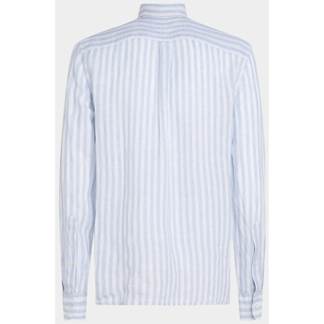 Tommy Hilfiger Casual hemd lange mouw linen essential stripe rf shir mw0mw38581/0a4 184930 large