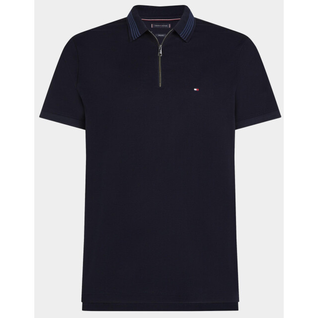 Tommy Hilfiger Polo korte mouw mercerised pique zip reg polo mw0mw38473/dw5 184934 large
