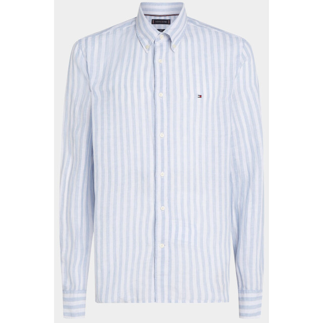 Tommy Hilfiger Casual hemd lange mouw linen essential stripe rf shir mw0mw38581/0a4 184930 large