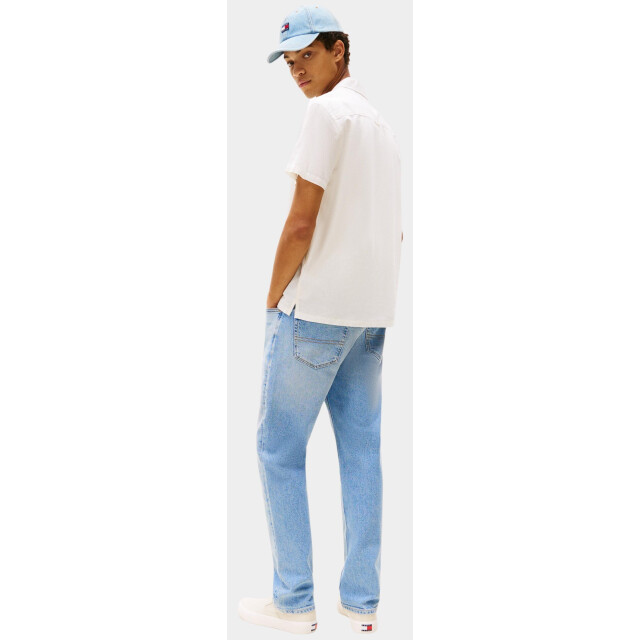 Tommy Hilfiger Casual hemd korte mouw tjm linen blend camp ss ext dm0dm20895/ybl 187920 large