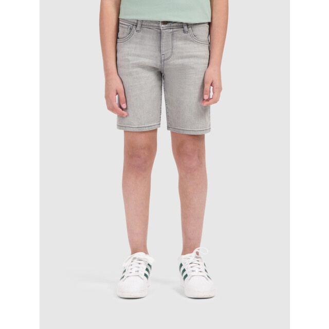 Ballin Amsterdam Zomer jeans short jongens - jaxx regular fit K1401-87-grijs large