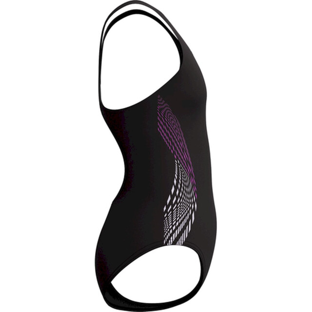Speedo eco placem muscleb bla/pin wedstrijd badpak meisjes zwart-roze 069129_997-164 large