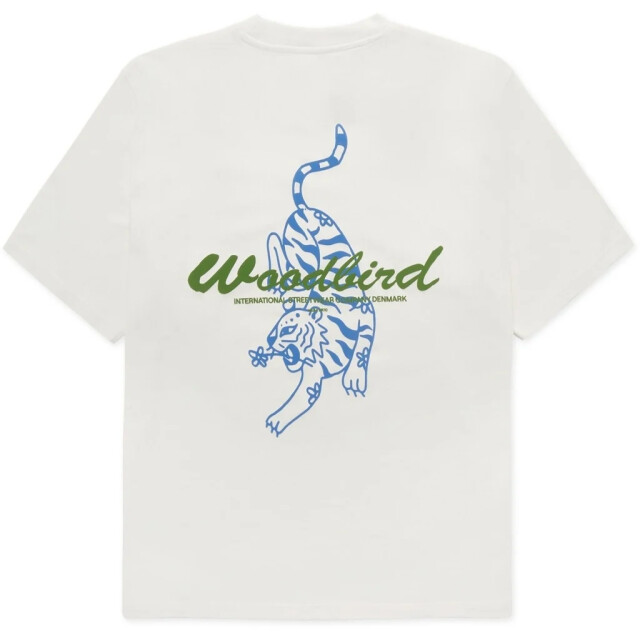 Woodbird Bbaine tiger tee 2526-404 off white 2526-404 large