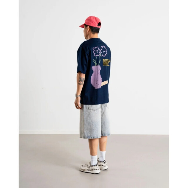 Woodbird Wbbaine cray tee 2526-408 navy 2526-408 large