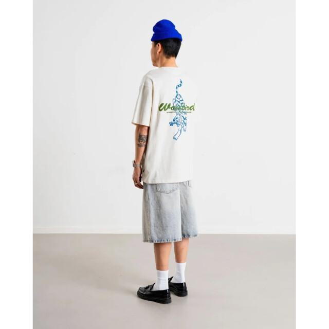 Woodbird Bbaine tiger tee 2526-404 off white 2526-404 large