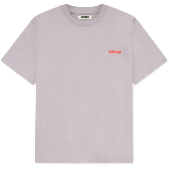 Woodbird Wbbaine kind tee 2526-405 grey purple 2526-405 large