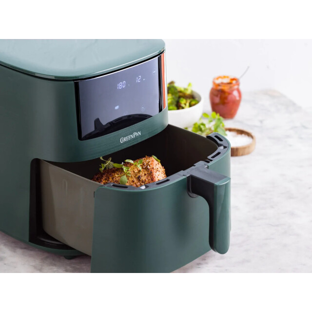 Greenpan Bistro xl airfryer 7,2l pfas vrij pine green CC008959-001 large