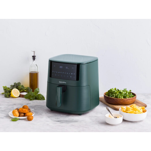 Greenpan Bistro xl airfryer 7,2l pfas vrij pine green CC008959-001 large