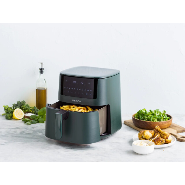 Greenpan Bistro xl airfryer 7,2l pfas vrij pine green CC008959-001 large