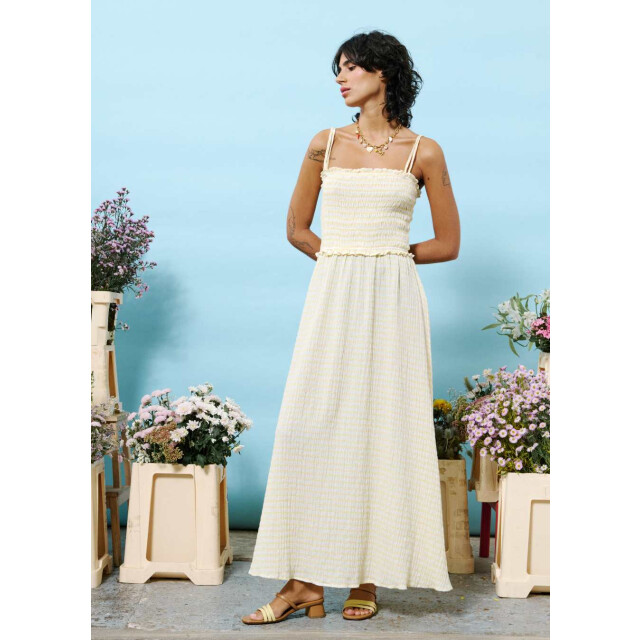 FRNCH Marianne zomer jurk maxi gestreept 9440018170184 large