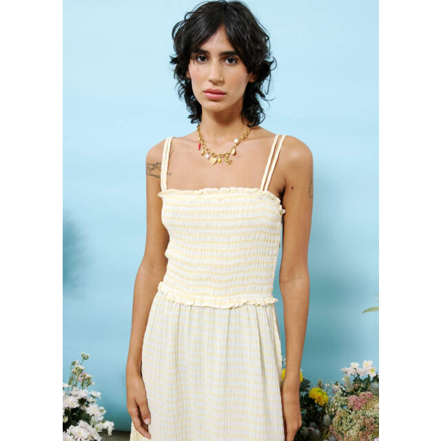 FRNCH Marianne zomer jurk maxi gestreept 9440018170184 large