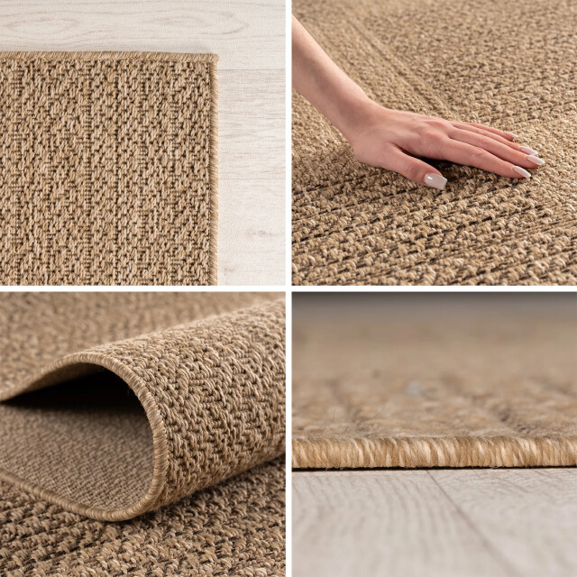 Muratap Timber lorium buitenkleed – indoor & outdoor, jute-look vloerkleed, 3178458 large