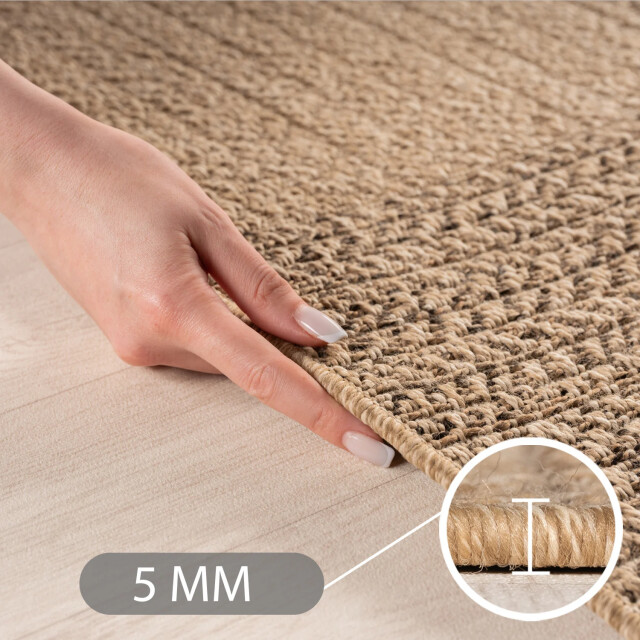 Muratap Timber lorium buitenkleed – indoor & outdoor, jute-look vloerkleed, 3178458 large