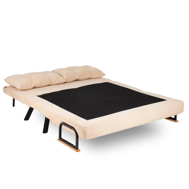 CaliCosy Slaapbank voor 2 personen in stof met metalen poten l133 cm sando 3178534 large