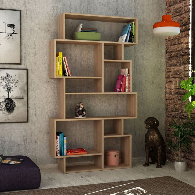 CaliCosy Boekenkast met vakken h168,5 cm karmato 3178375 large