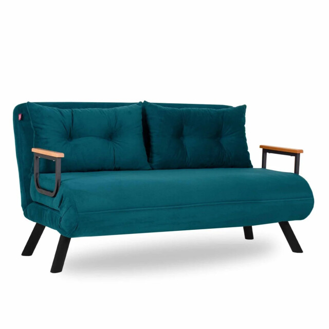 CaliCosy Slaapbank voor 2 personen in stof met metalen poten l133 cm sando 3178535 large