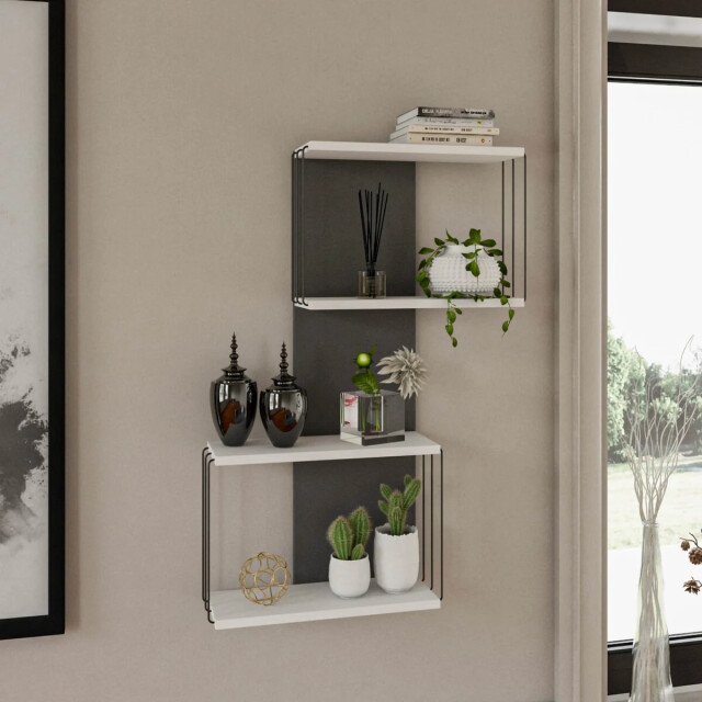 CaliCosy Wandplank met 2 vakken h96 cm destan 3178352 large