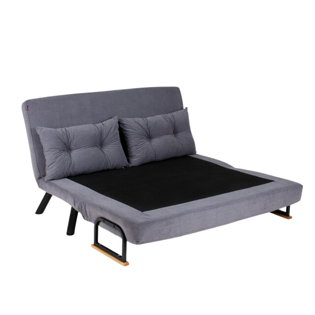 CaliCosy Slaapbank voor 2 personen in stof met metalen poten l133 cm sando 3178533 large