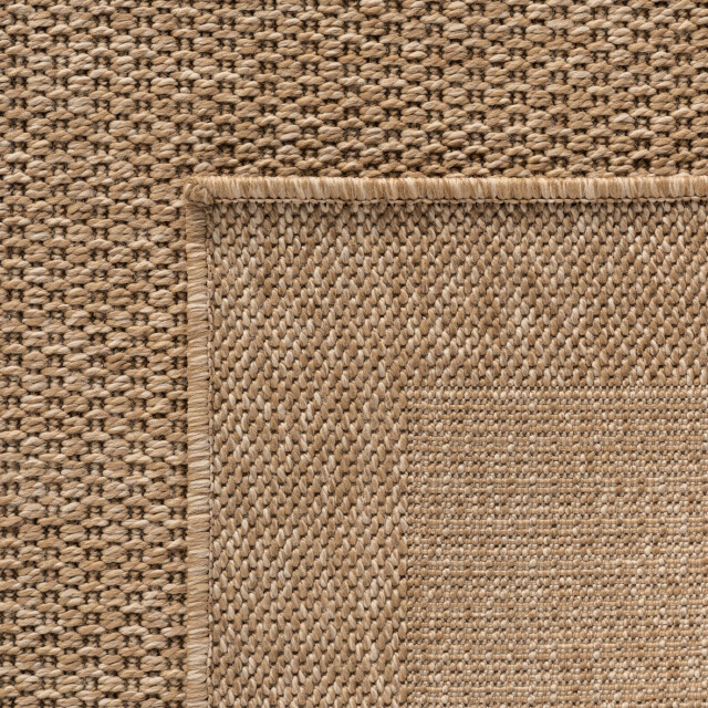 Muratap Timber solid buitenkleed – indoor & outdoor, jute-look vloerkleed, 3178478 large