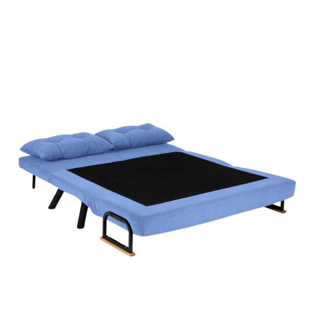 CaliCosy Slaapbank voor 2 personen in stof met metalen poten l133 cm sando 3178537 large