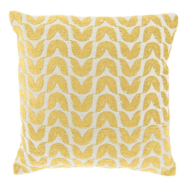 Unique Living sierkussen gozi lemon yellow -45x45cm 2995894 large
