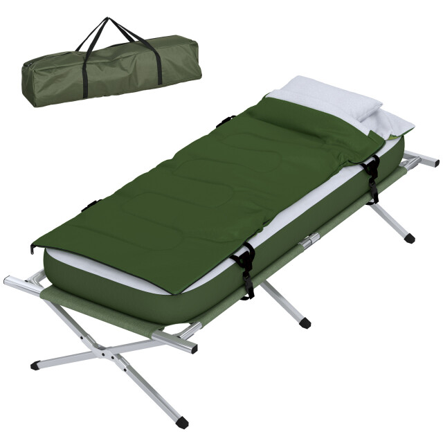 4goodz Outsunny veldbed 5-delige set, inclusief draagtas, 193x86x63 cm - 3178570 large