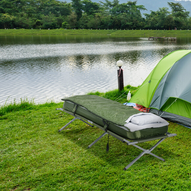4goodz Outsunny veldbed 5-delige set, inclusief draagtas, 193x86x63 cm - 3178570 large