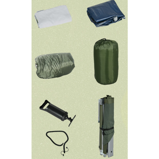 4goodz Outsunny veldbed 5-delige set, inclusief draagtas, 193x86x63 cm - 3178570 large