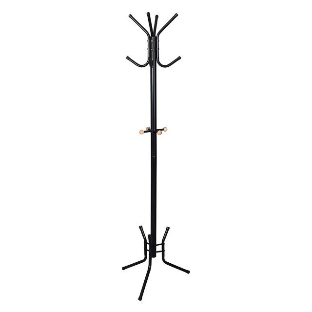 CaliCosy Zwarte staande kapstok met 12 haken h178 cm 2929383 large
