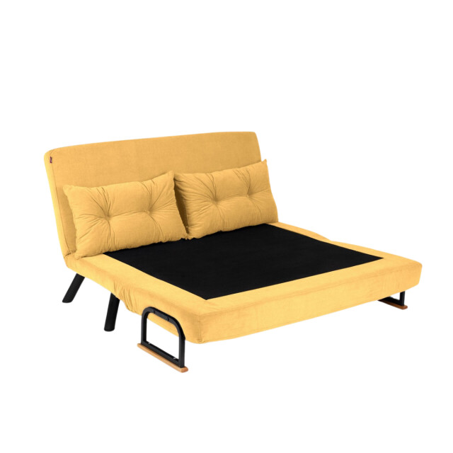 CaliCosy Slaapbank voor 2 personen in stof met metalen poten l133 cm sando 3178538 large