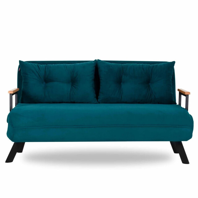CaliCosy Slaapbank voor 2 personen in stof met metalen poten l133 cm sando 3178535 large