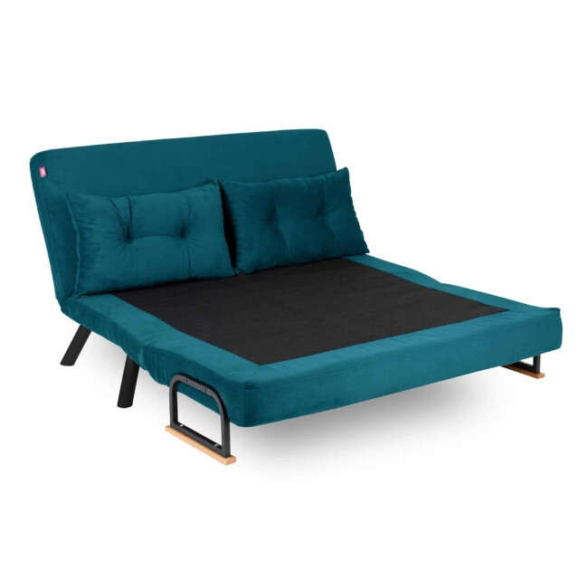 CaliCosy Slaapbank voor 2 personen in stof met metalen poten l133 cm sando 3178535 large