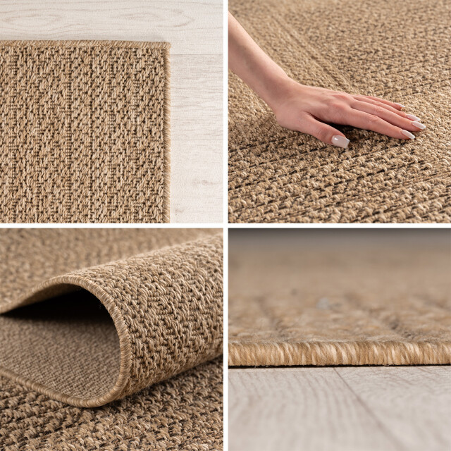 Muratap Timber lorium buitenkleed – indoor & outdoor, jute-look vloerkleed, 3178458 large