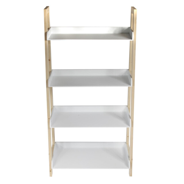 Home Deco Factory Wandrek 4 lagen 60x30x117 cm wit 3178563 large