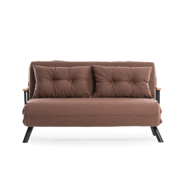 CaliCosy Slaapbank voor 2 personen in stof met metalen poten l133 cm sando 3178542 large