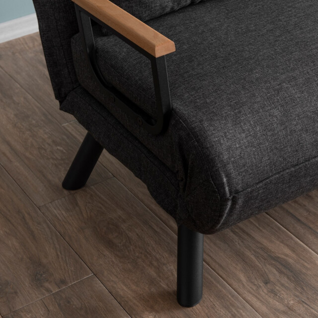 CaliCosy Slaapbank voor 2 personen in stof met metalen poten l133 cm sando 3178540 large