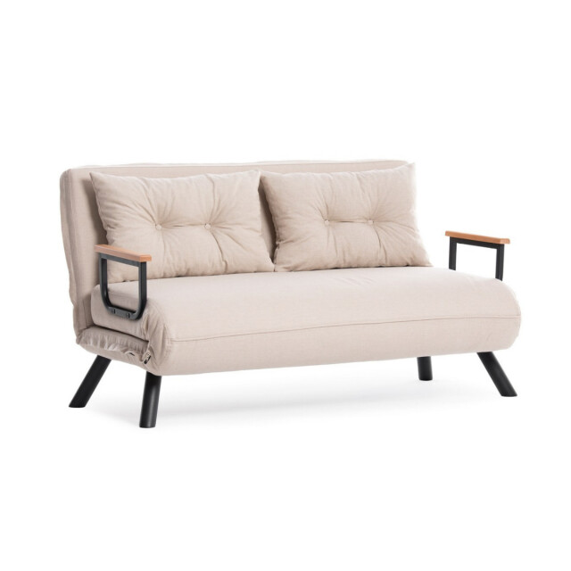 CaliCosy Slaapbank voor 2 personen in stof met metalen poten l133 cm sando 3178541 large