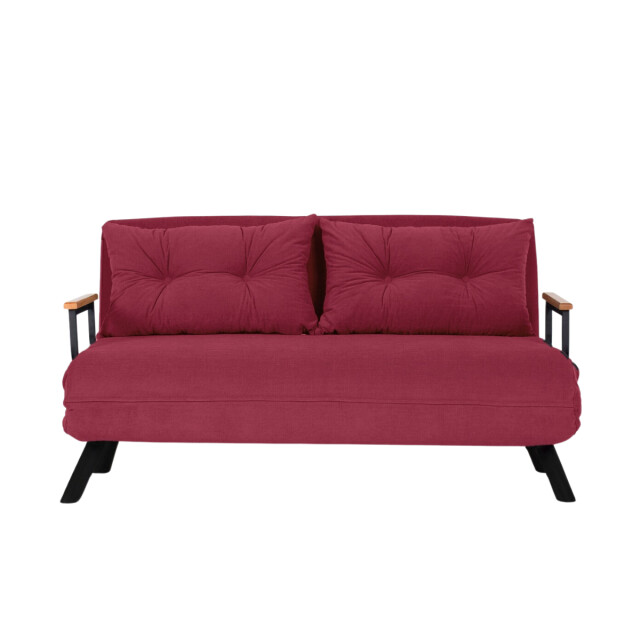 CaliCosy Slaapbank voor 2 personen in stof met metalen poten l133 cm sando 3178539 large