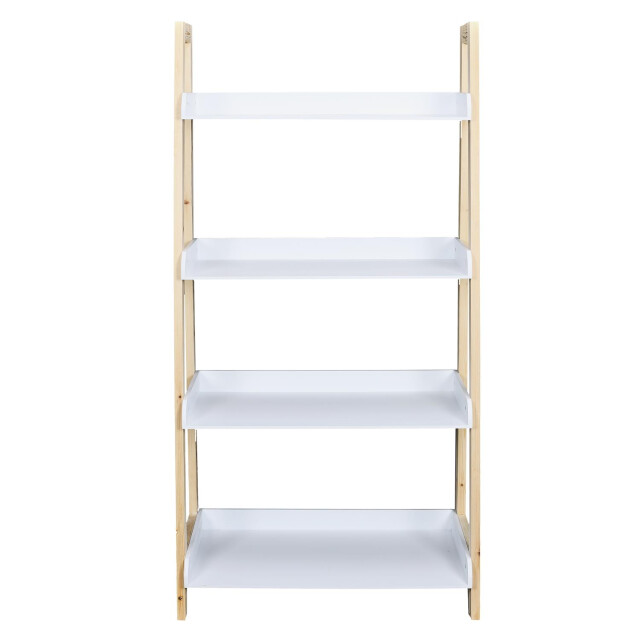 Home Deco Factory Wandrek 4 lagen 60x30x117 cm wit 3178563 large