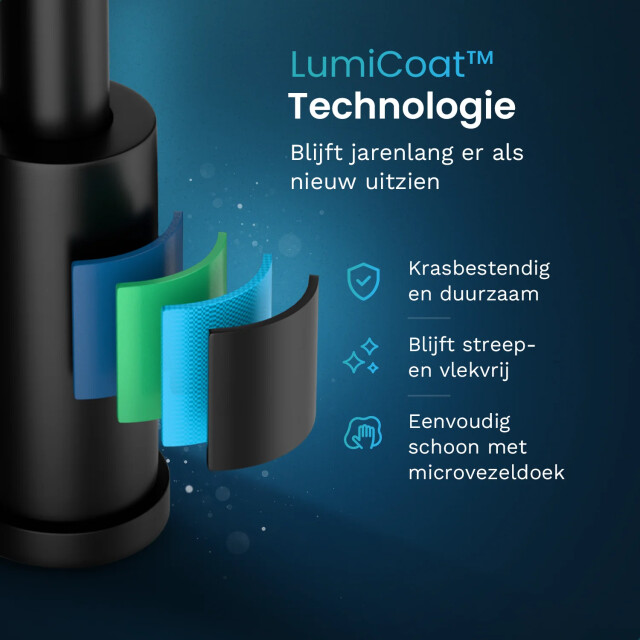 Mirlux Wastafelkraan wc zwart [thalia] 3083777 large