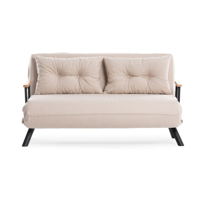 CaliCosy Slaapbank voor 2 personen in stof met metalen poten l133 cm sando 3178541 large