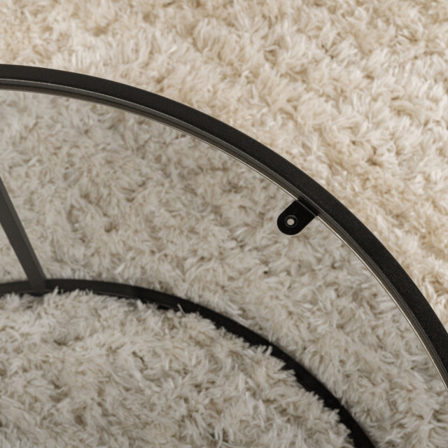 CaliCosy Ronde salontafel met glazen blad d80 cm aurum 3178379 large