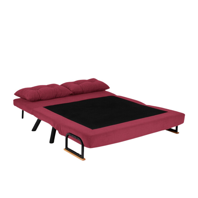 CaliCosy Slaapbank voor 2 personen in stof met metalen poten l133 cm sando 3178539 large