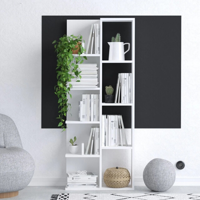 CaliCosy Boekenkast met 4 vakken en 4 legplanken h150 cm lily 3178020 large
